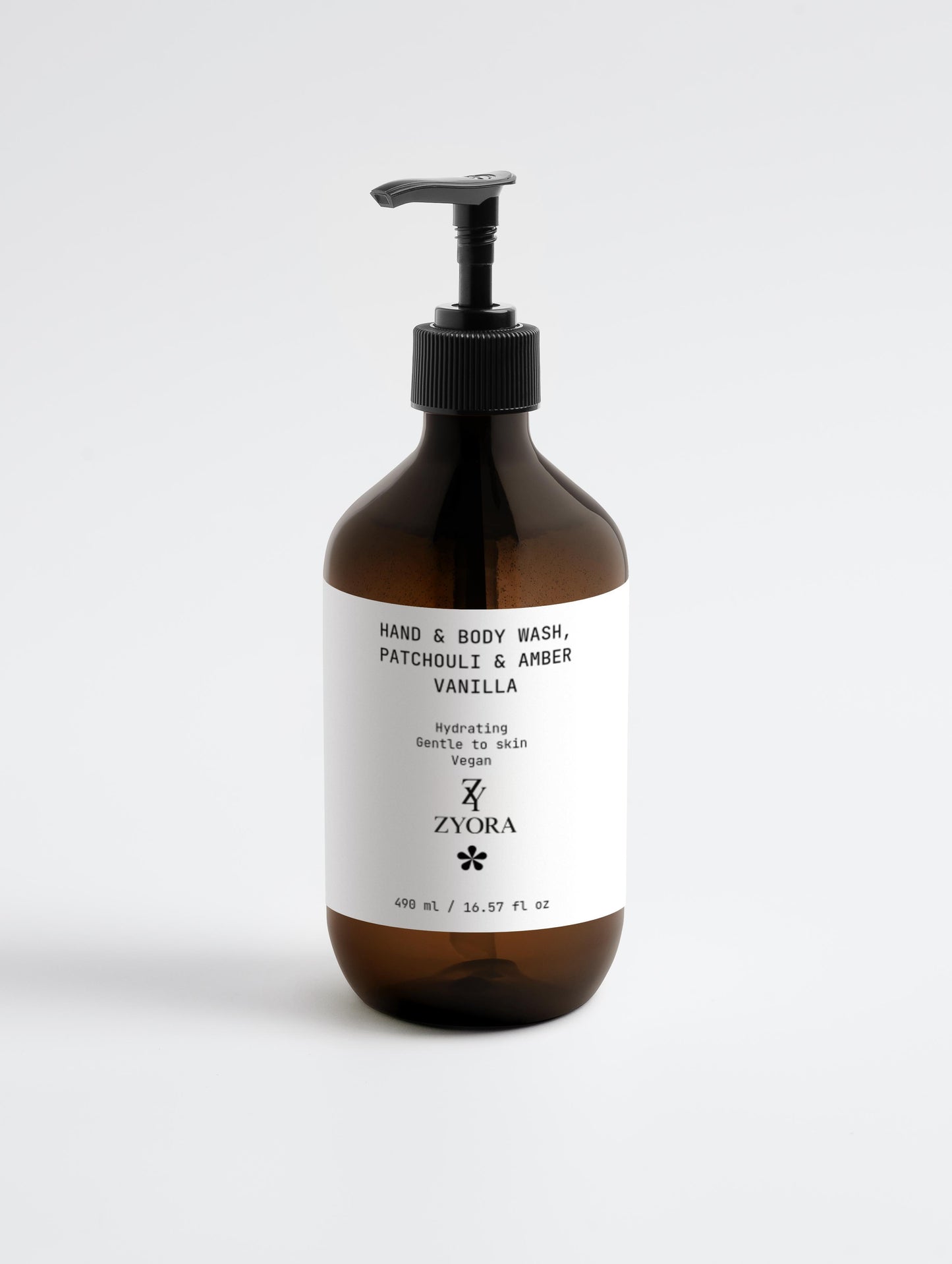 Hand & Body Wash, Patchouli & Amber Vanilla